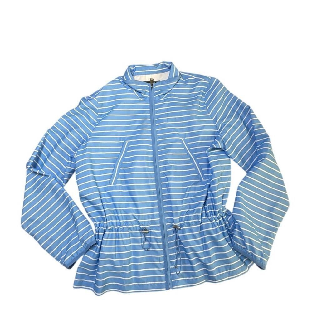RLX Ralph Lauren Blue Stripe Performance Jacket